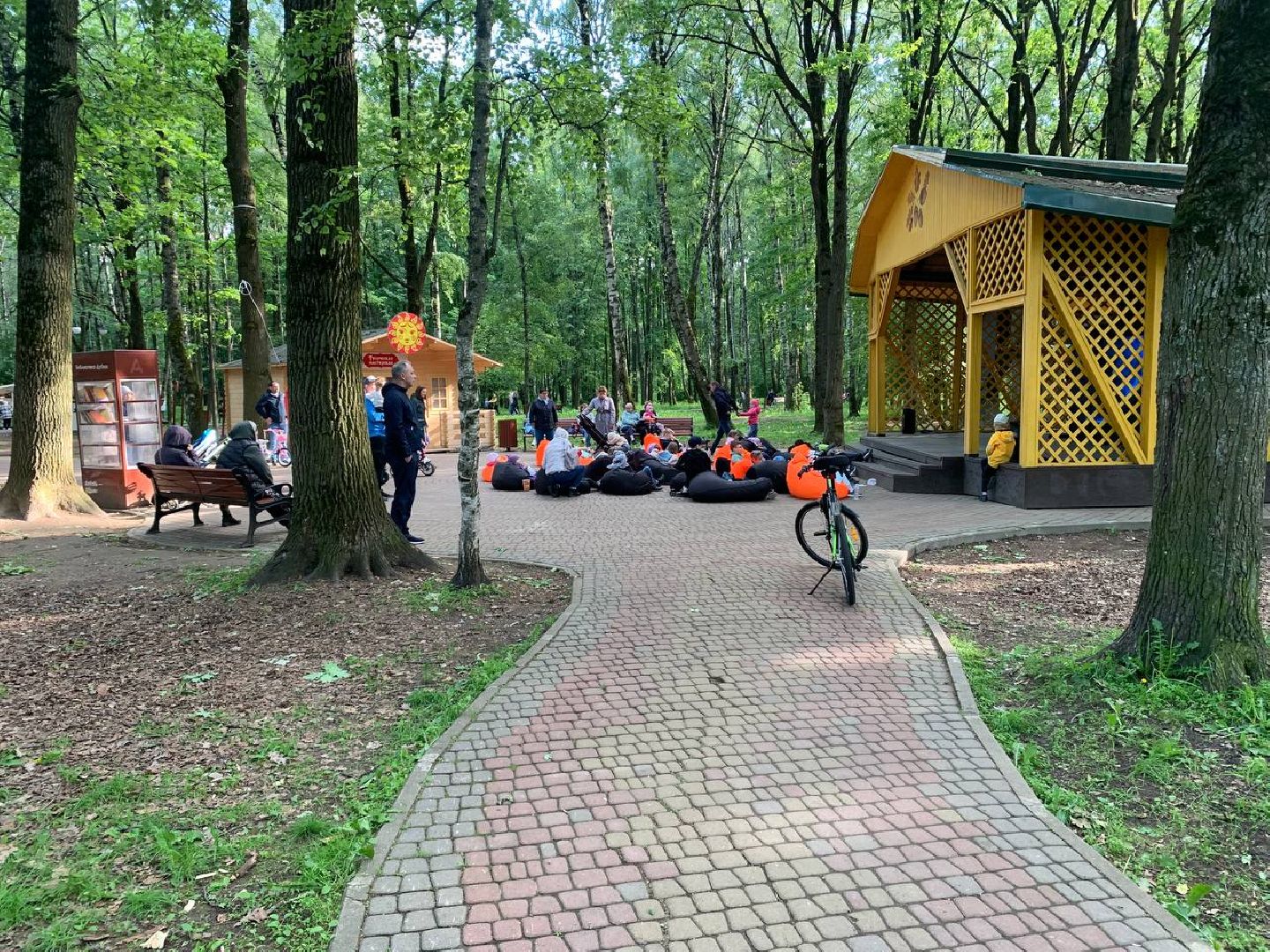 Химки, парк, культура, летний кинотеатр, кинопоказ, дети