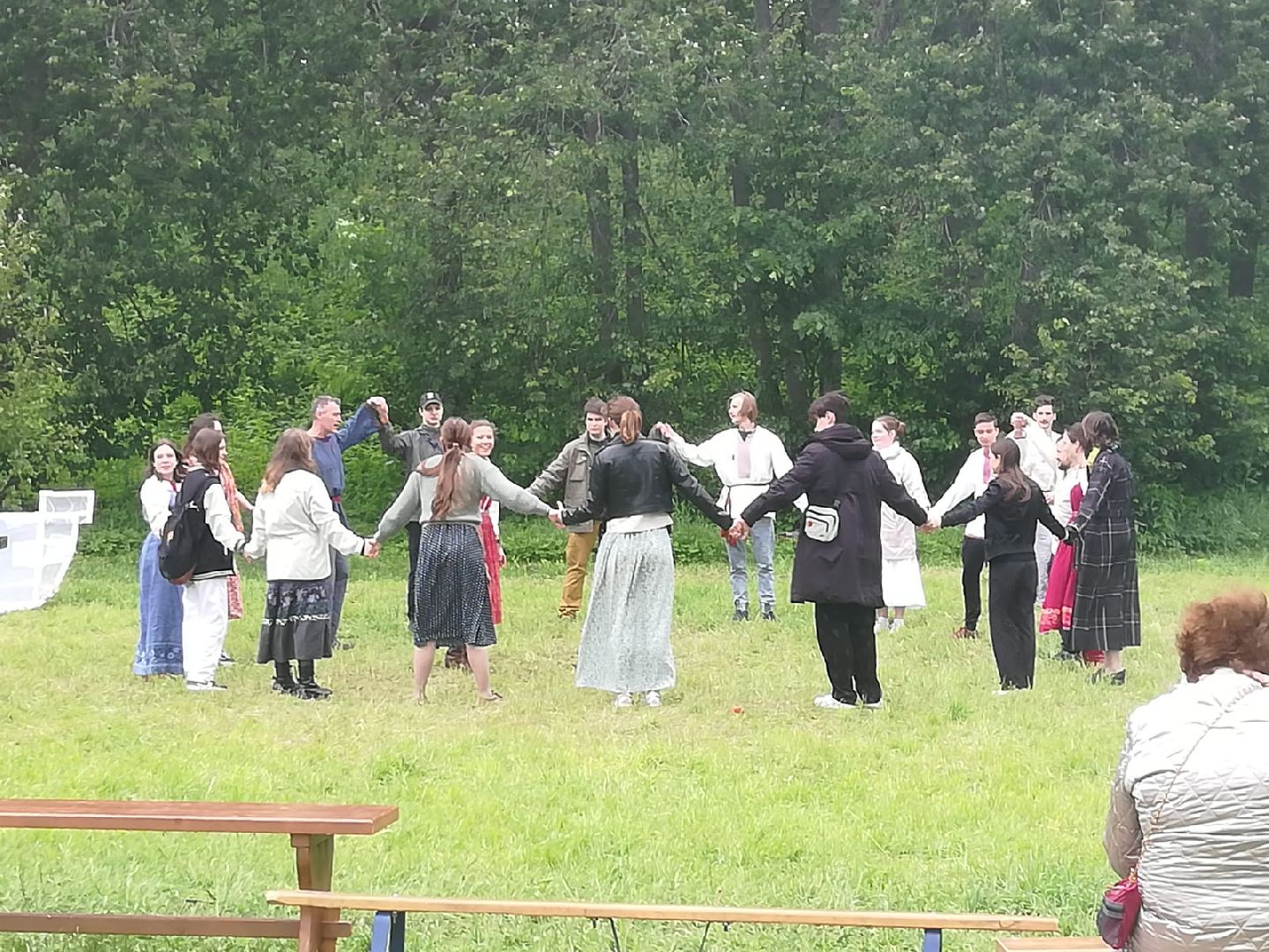 Звенигород, собор Уцииспения Божией матери на Городке, Троица, воскресная школа при Успенском храме, праздничное представление, фольклор, народные тради