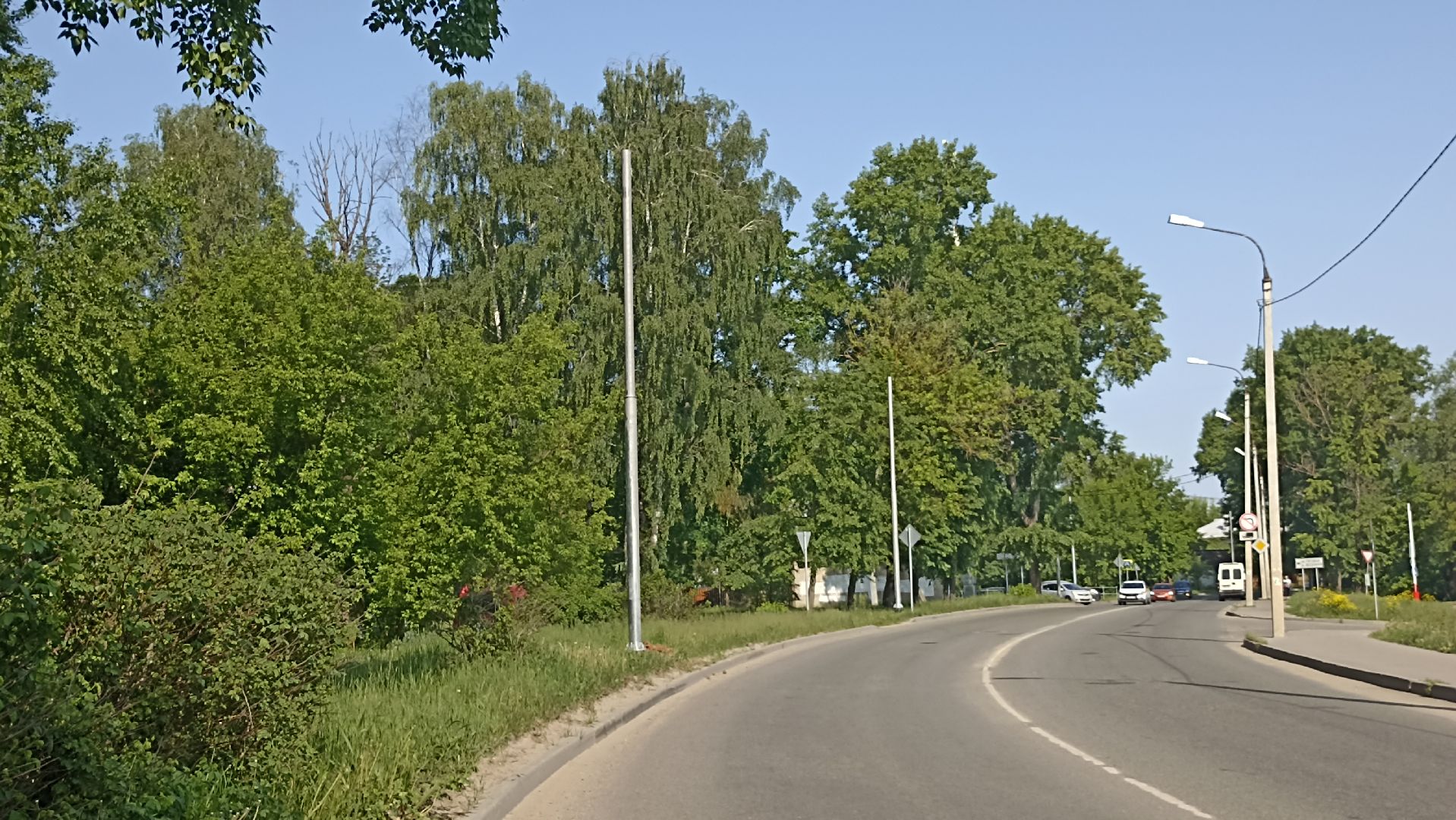 Серпухов, Подмосковье, благоустройство, освещение, опоры