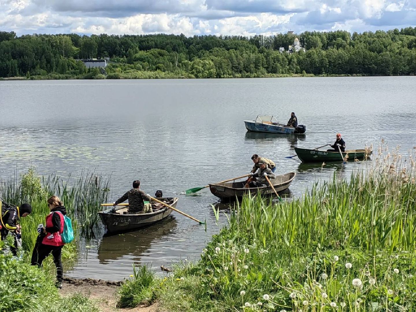 Солнечногорск, очистка, водоемы, субботник, дайверы