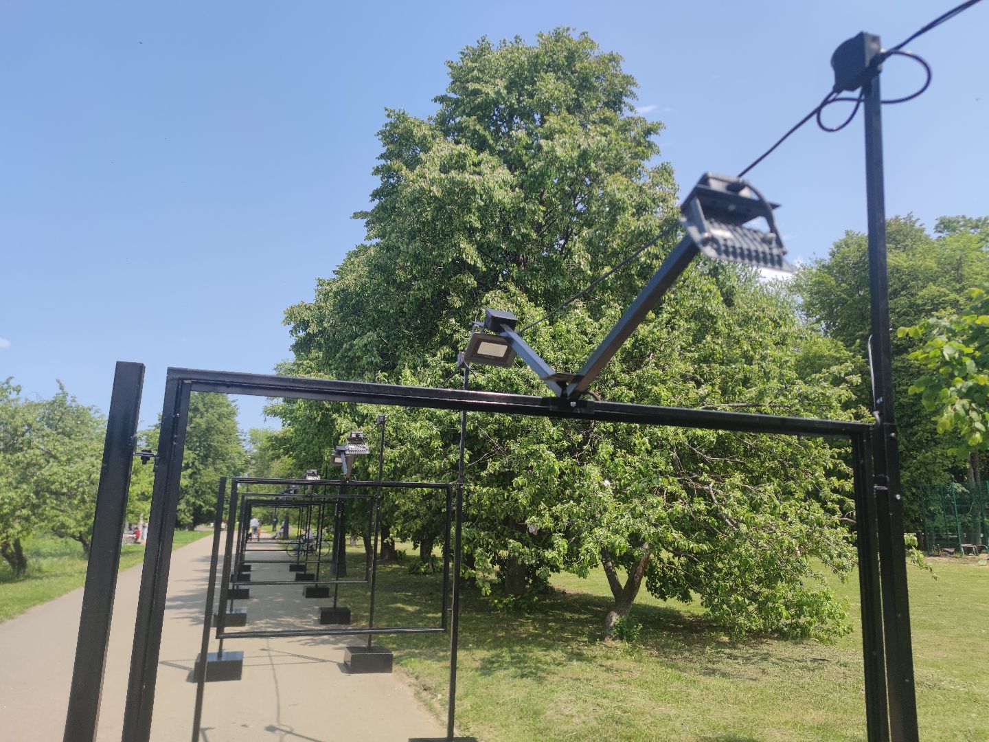 Выставка, подготовка, набережная, Дубна