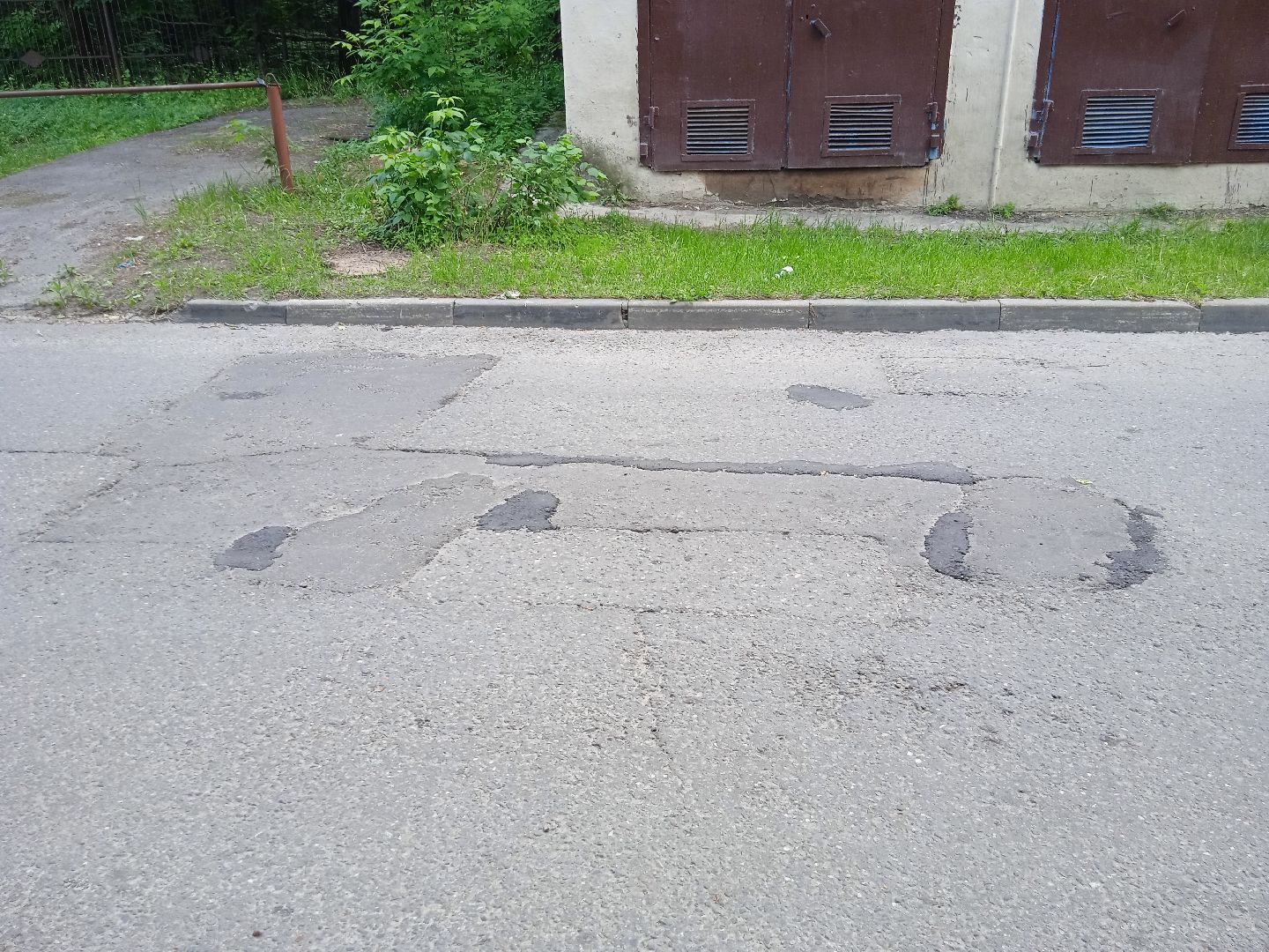 ремонт, ямочный, дороги, Строительная, улица