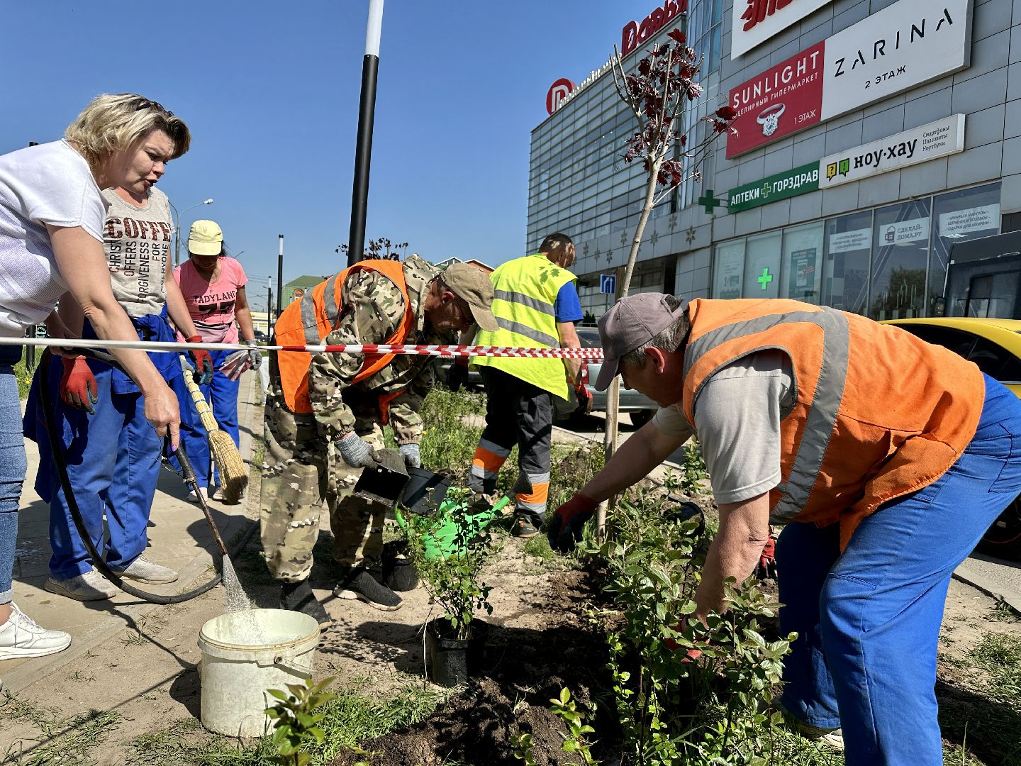 Клин, благоустройство, перемены, общественные пространства