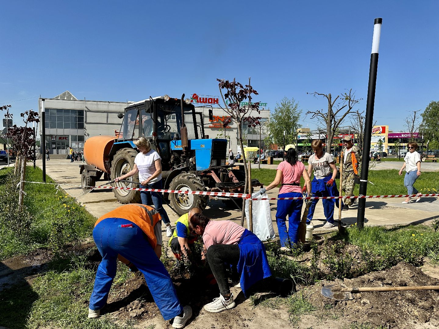 Клин, благоустройство, перемены, общественные пространства