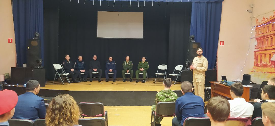 Образование, Щёлково, профессия, встреча, профориентация, военный, спасатель, полицейский, журналист