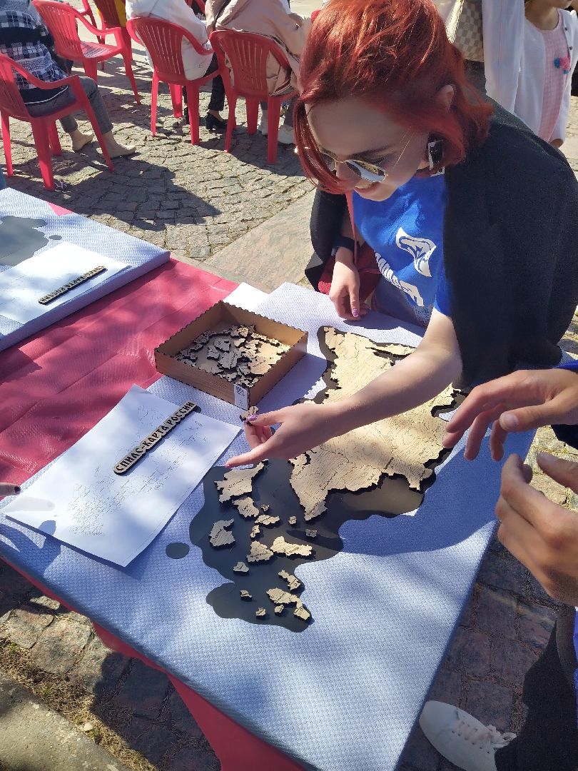 Долгопрудный, День России, праздник, мастер-классы, спилс-карта, дети