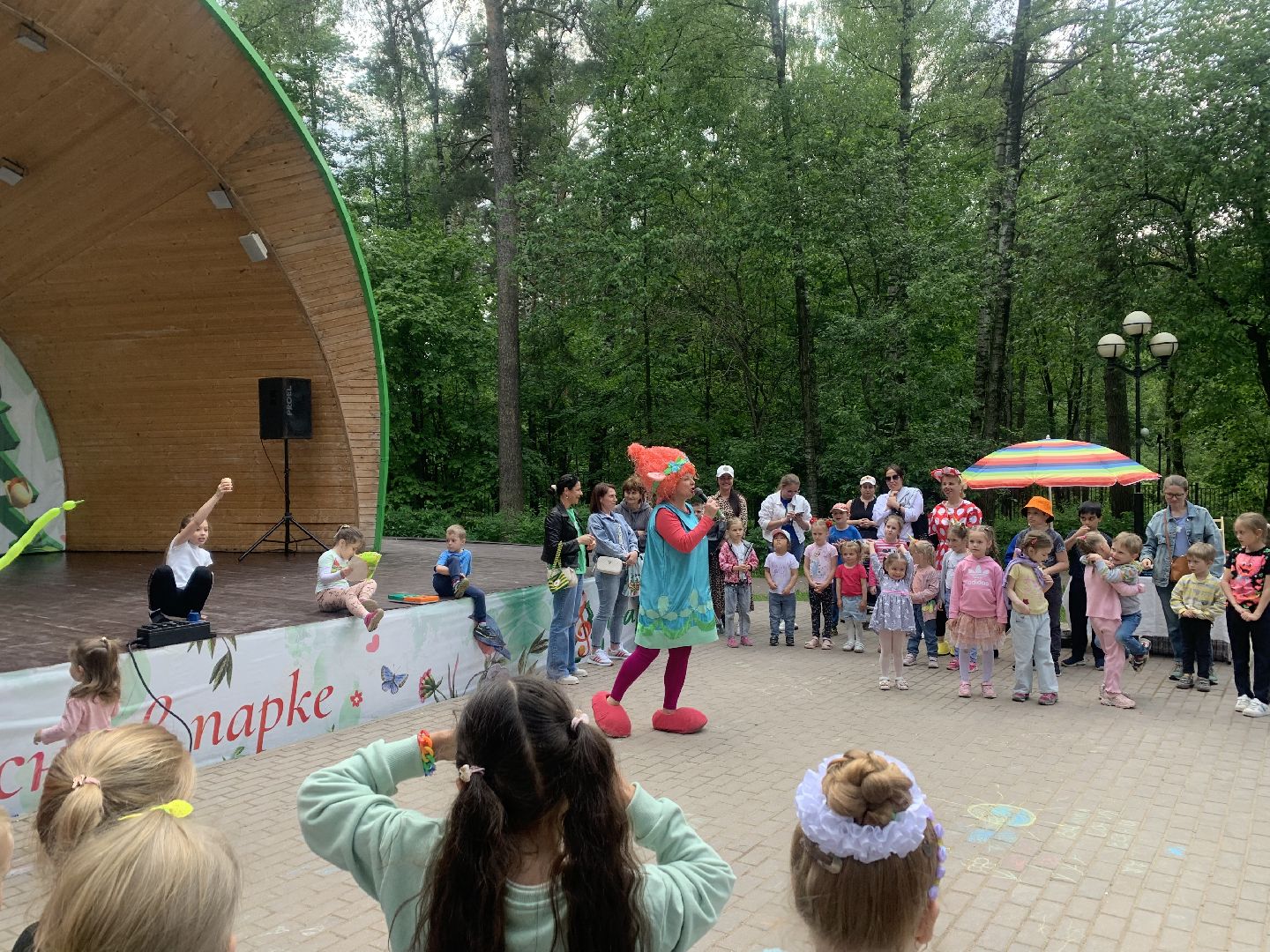 Дети, парки, лето в подмосковье,