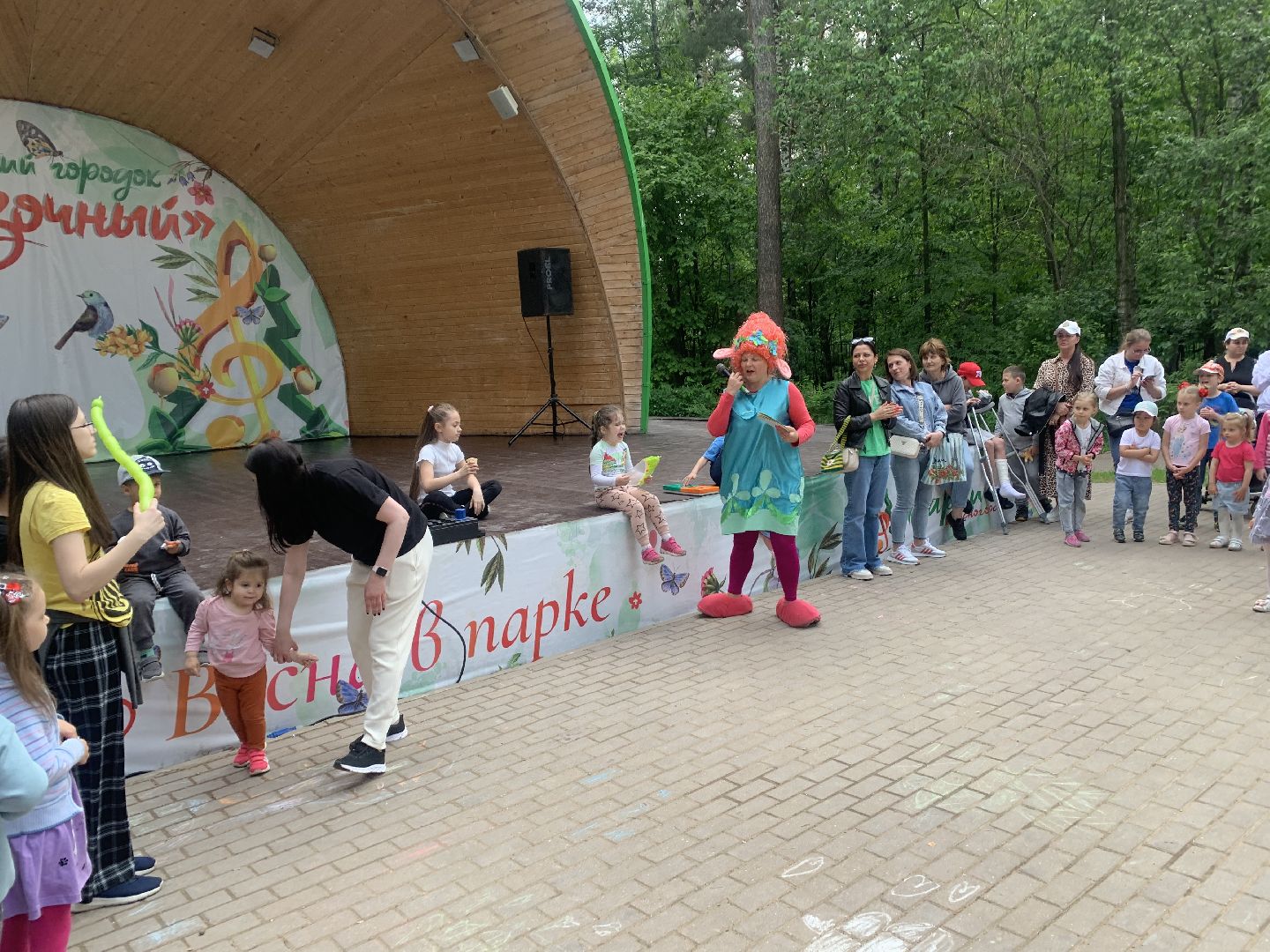 Дети, парки, лето в подмосковье,