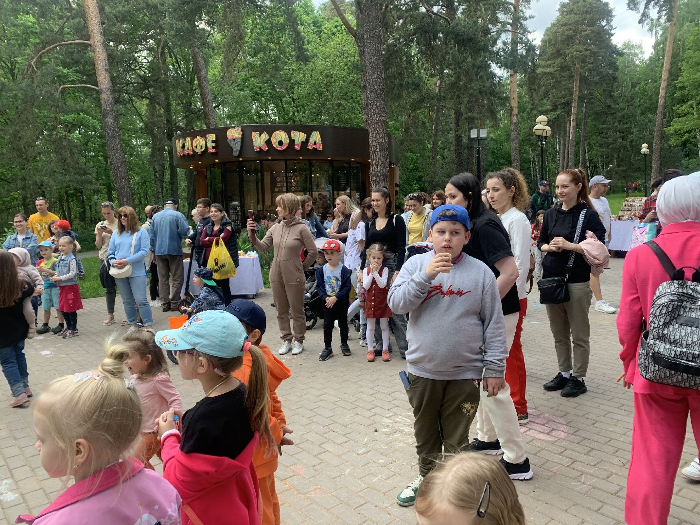 Дети, парки, лето в подмосковье,