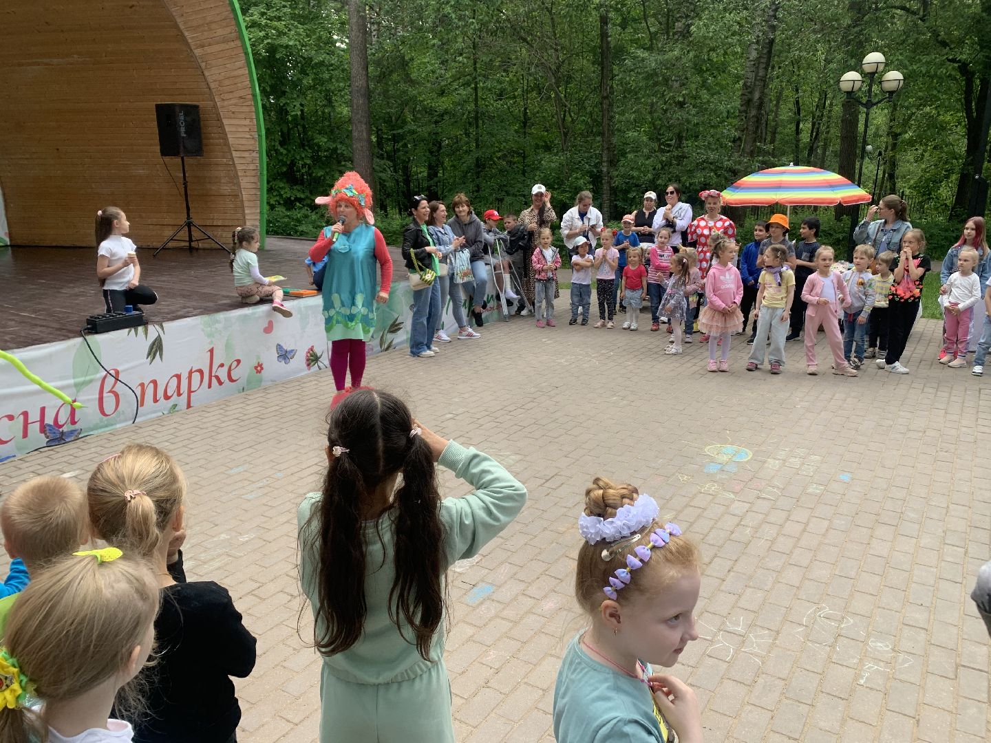 Дети, парки, лето в подмосковье,