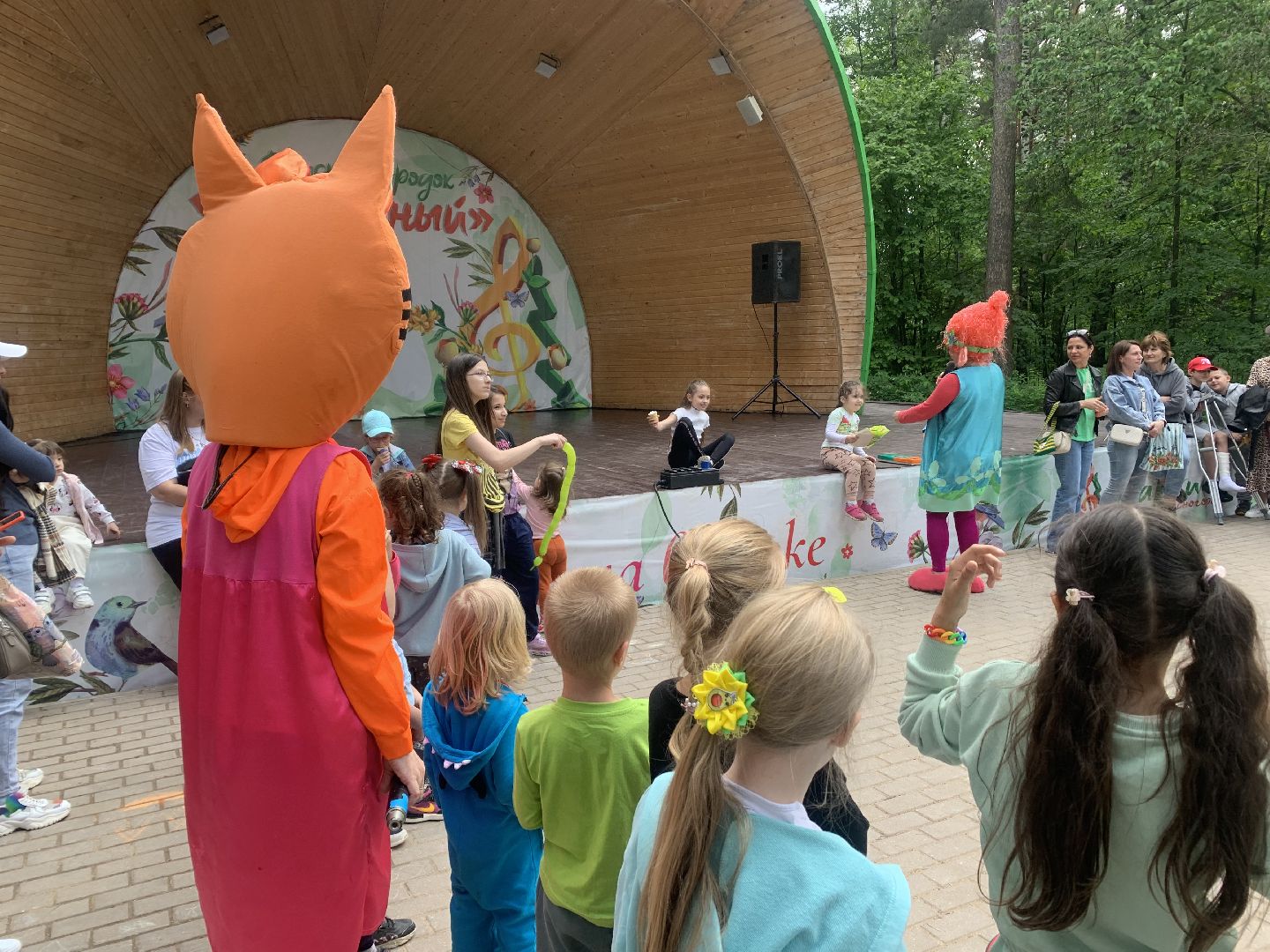 Дети, парки, лето в подмосковье,