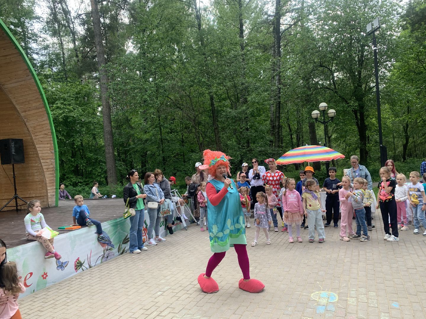 Дети, парки, лето в подмосковье,