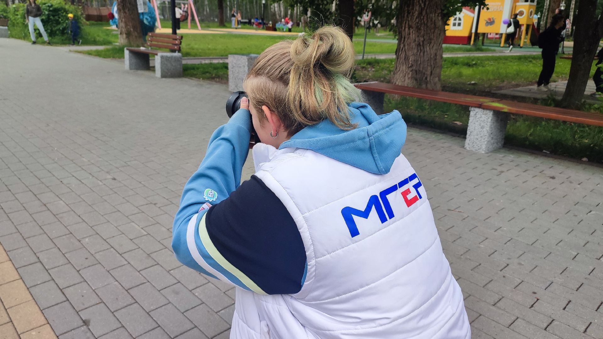 Кашира, парк, фотограф, волонтеры