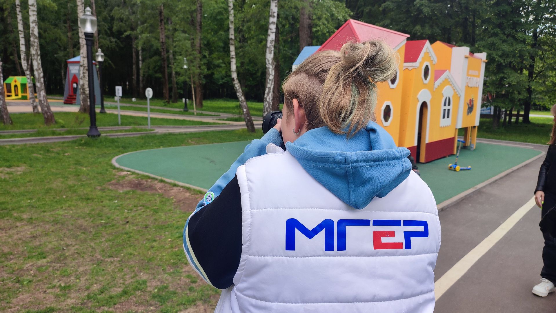 Кашира, парк, фотограф, волонтеры