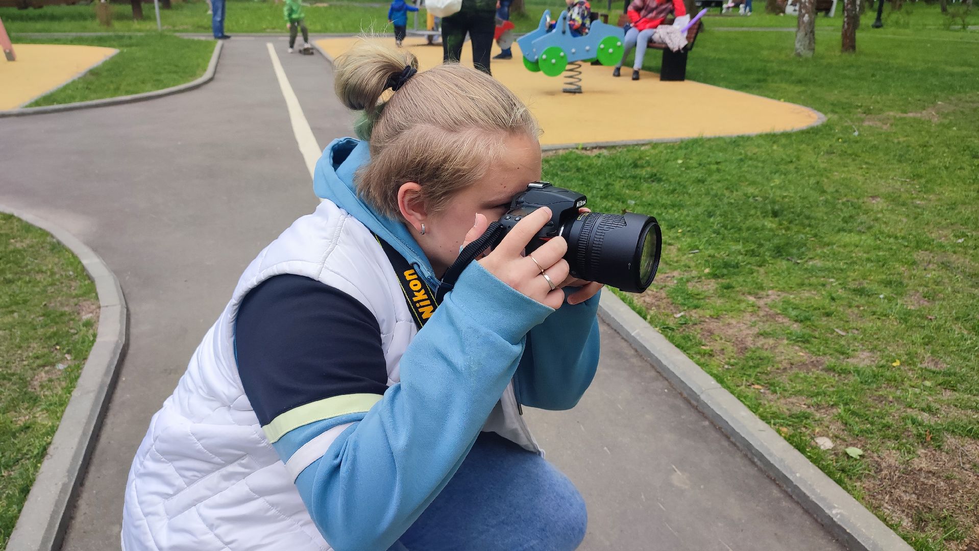 Кашира, парк, фотограф, волонтеры