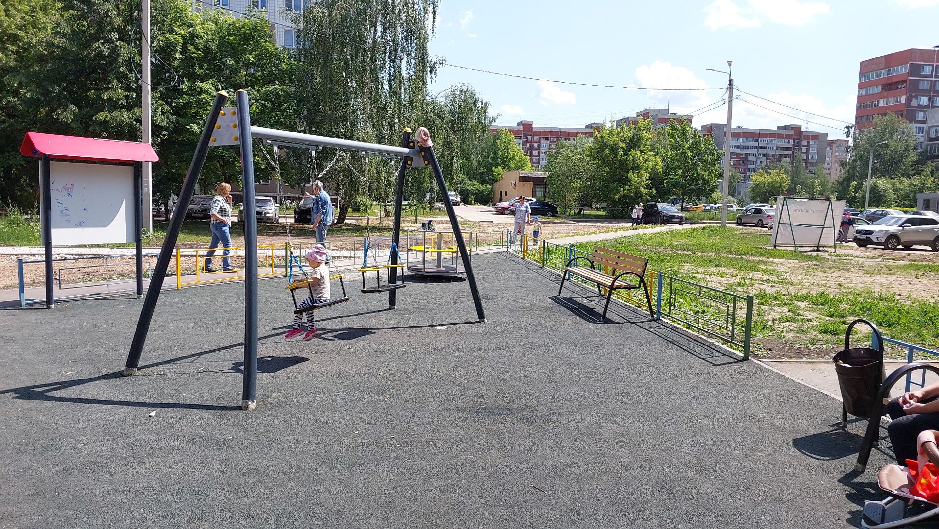 двор, благоустройство, серпухов, юбилейная, дорожки, строительство,