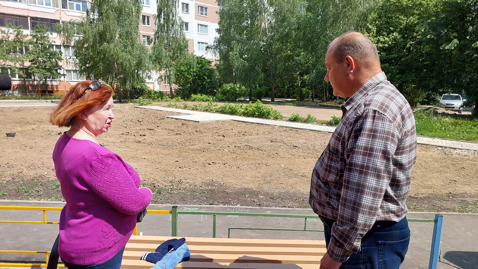 двор, благоустройство, серпухов, юбилейная, дорожки, строительство,