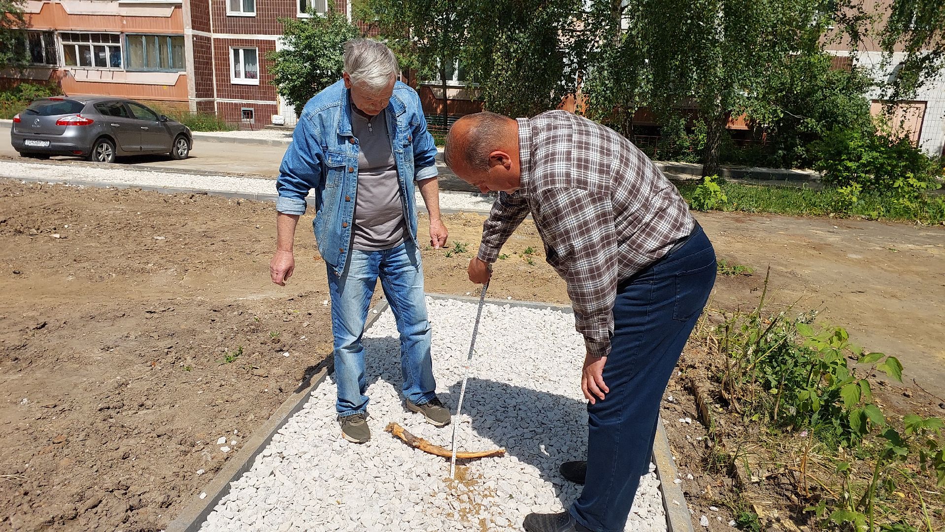 двор, благоустройство, серпухов, юбилейная, дорожки, строительство,