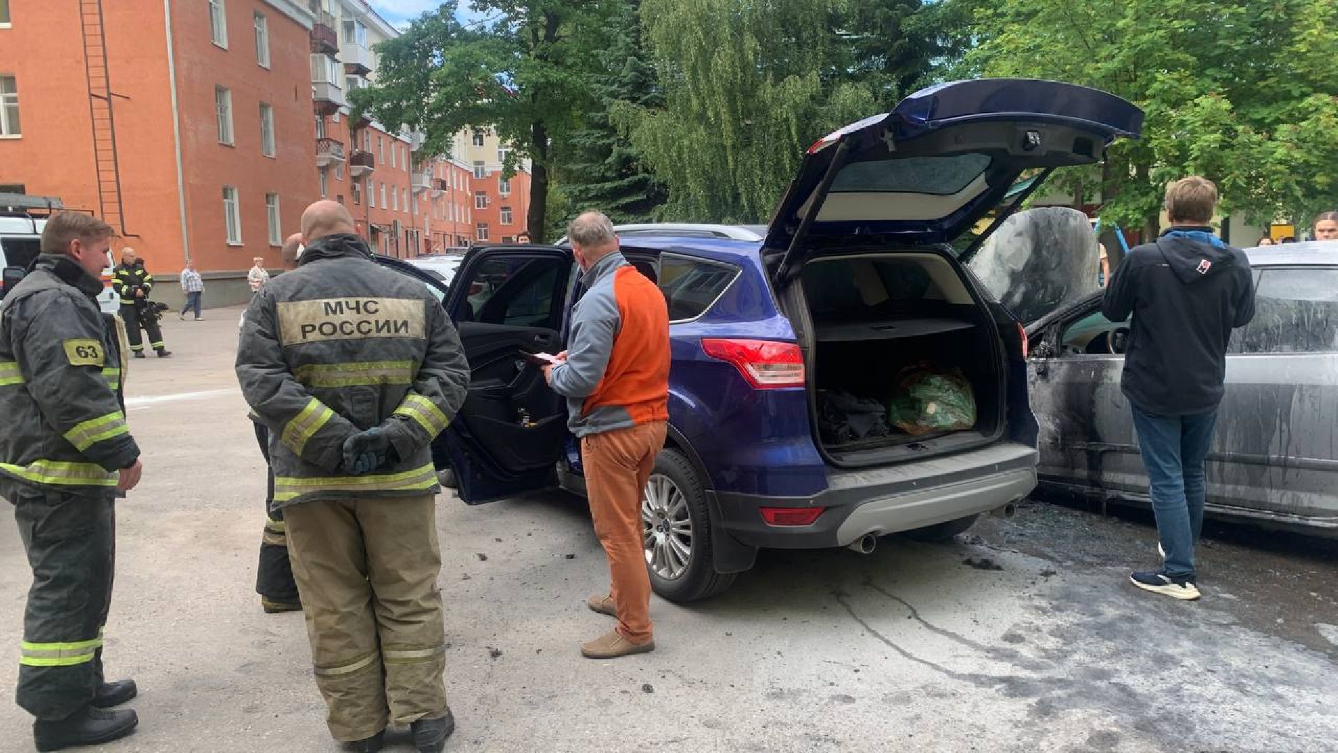 Ступино, пожар, дети