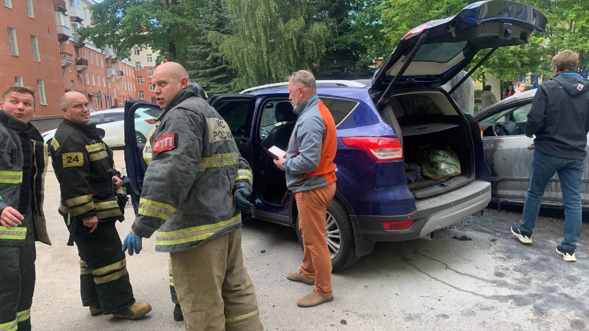 Ступино, пожар, дети