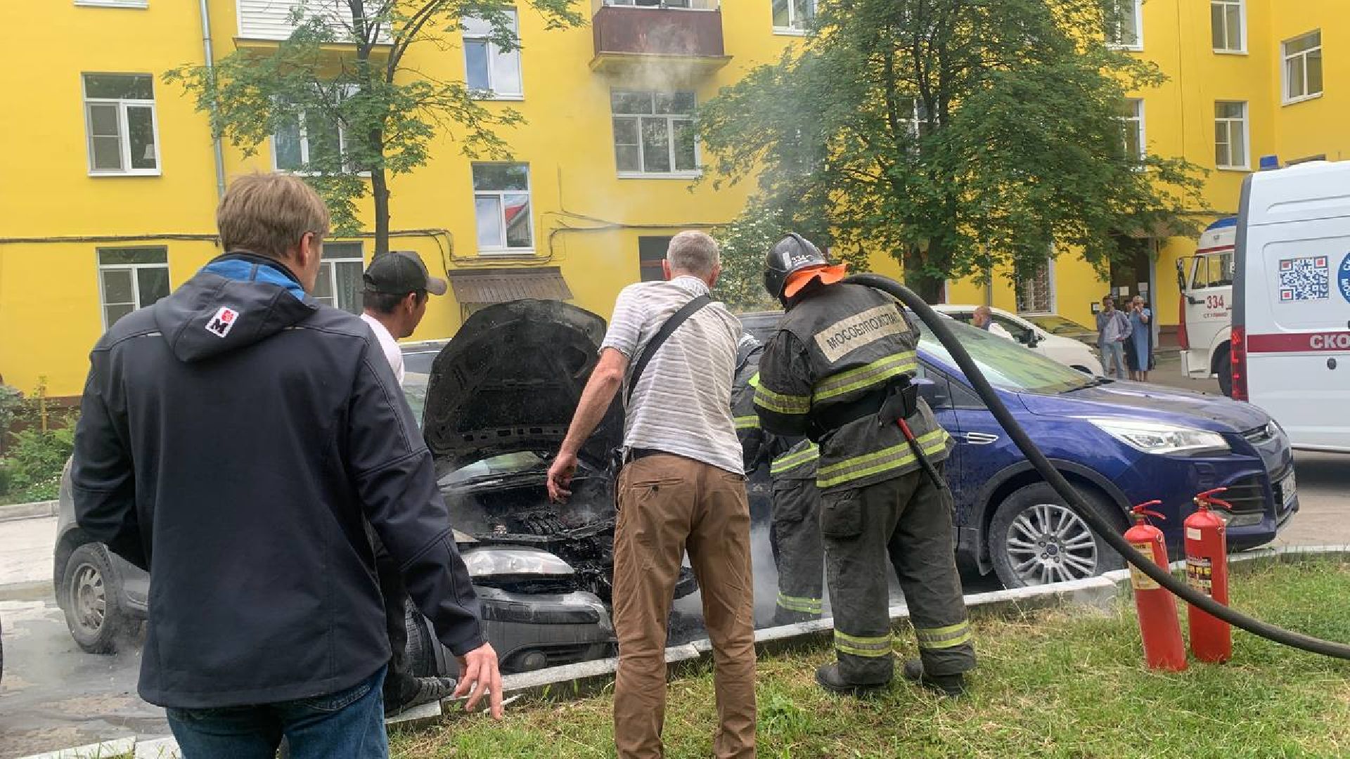 Ступино, пожар, дети