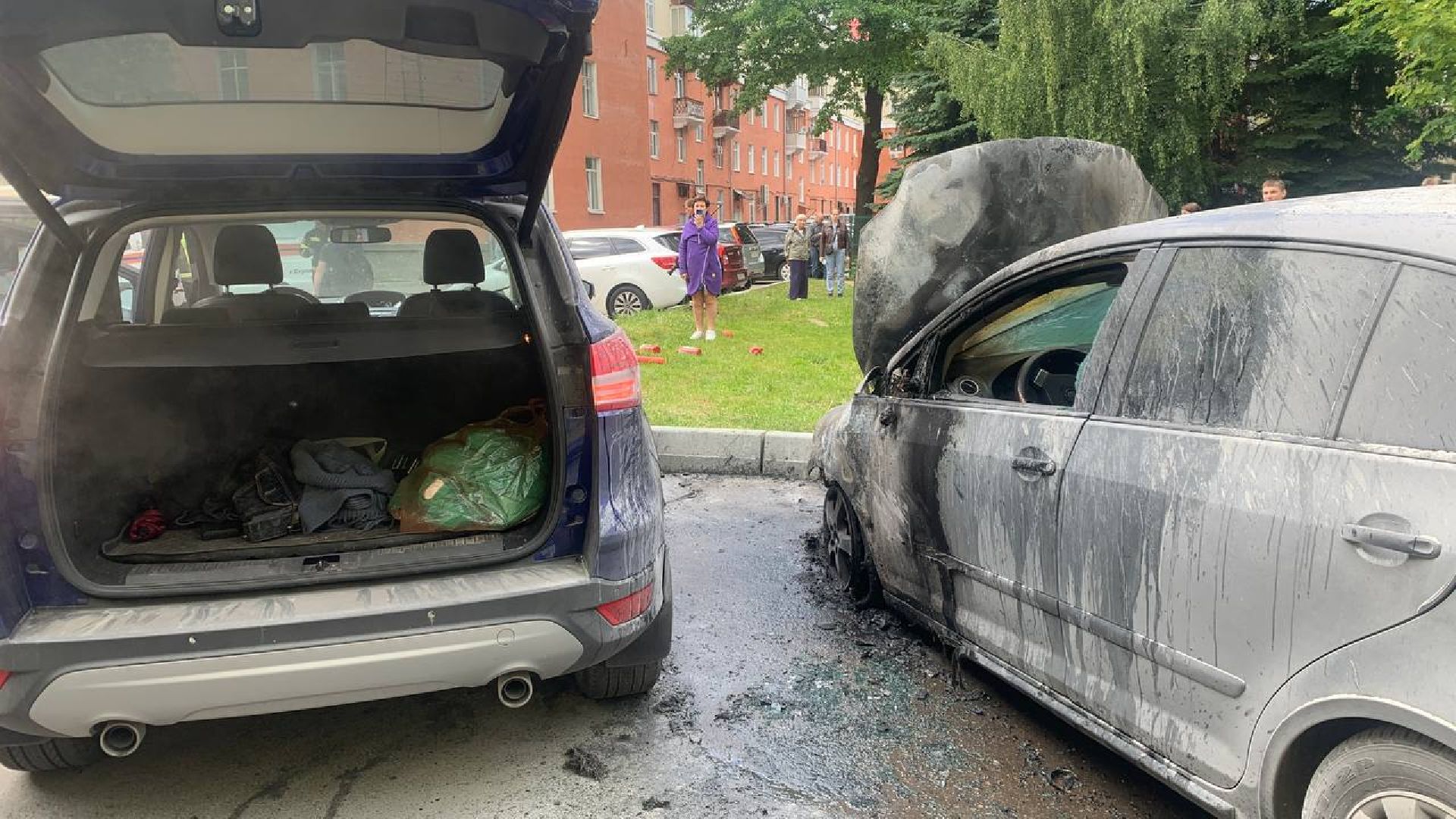 Ступино, пожар, дети