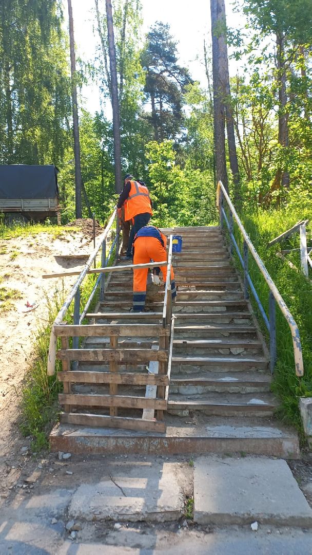 благоустройство, Протвино, Комбинат благоустройства, ступене, переход