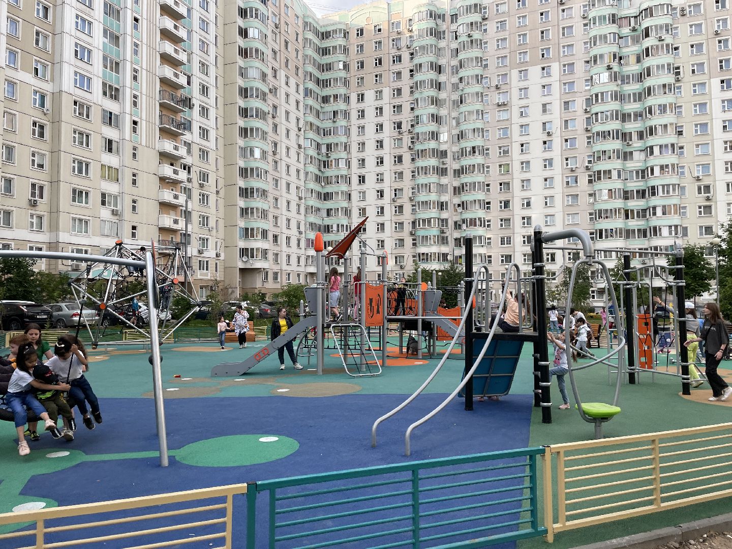 Детская площадка, дети, игра, Люберцы