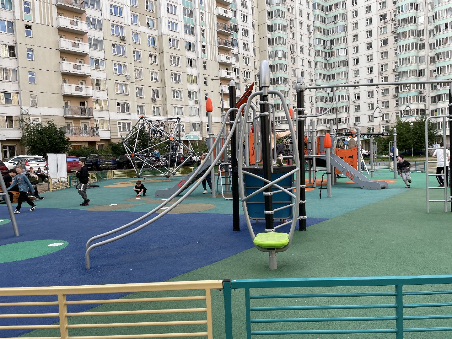 Детская площадка, дети, игра, Люберцы