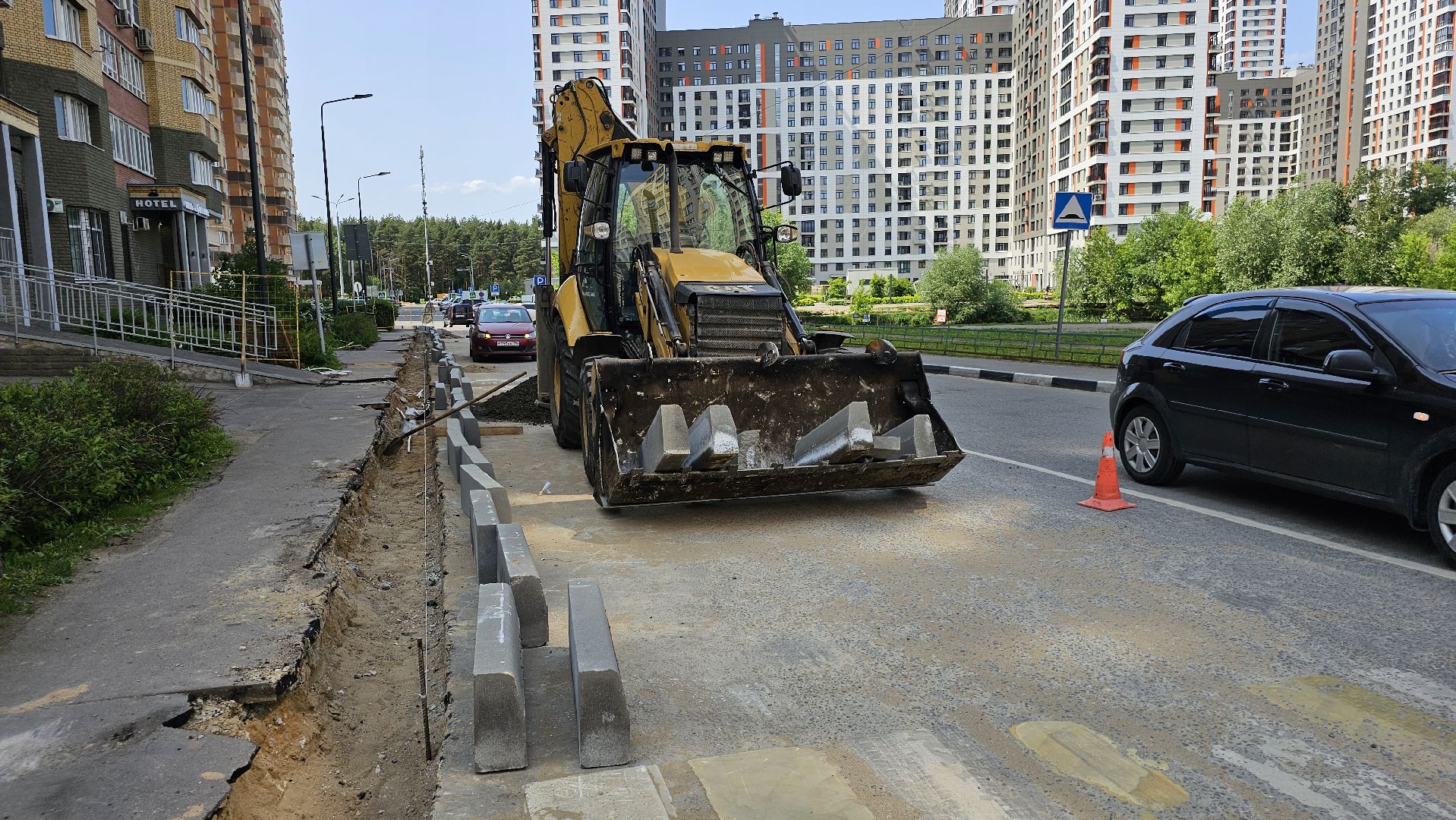 дорожный ремонт, благоустройство, Котельники