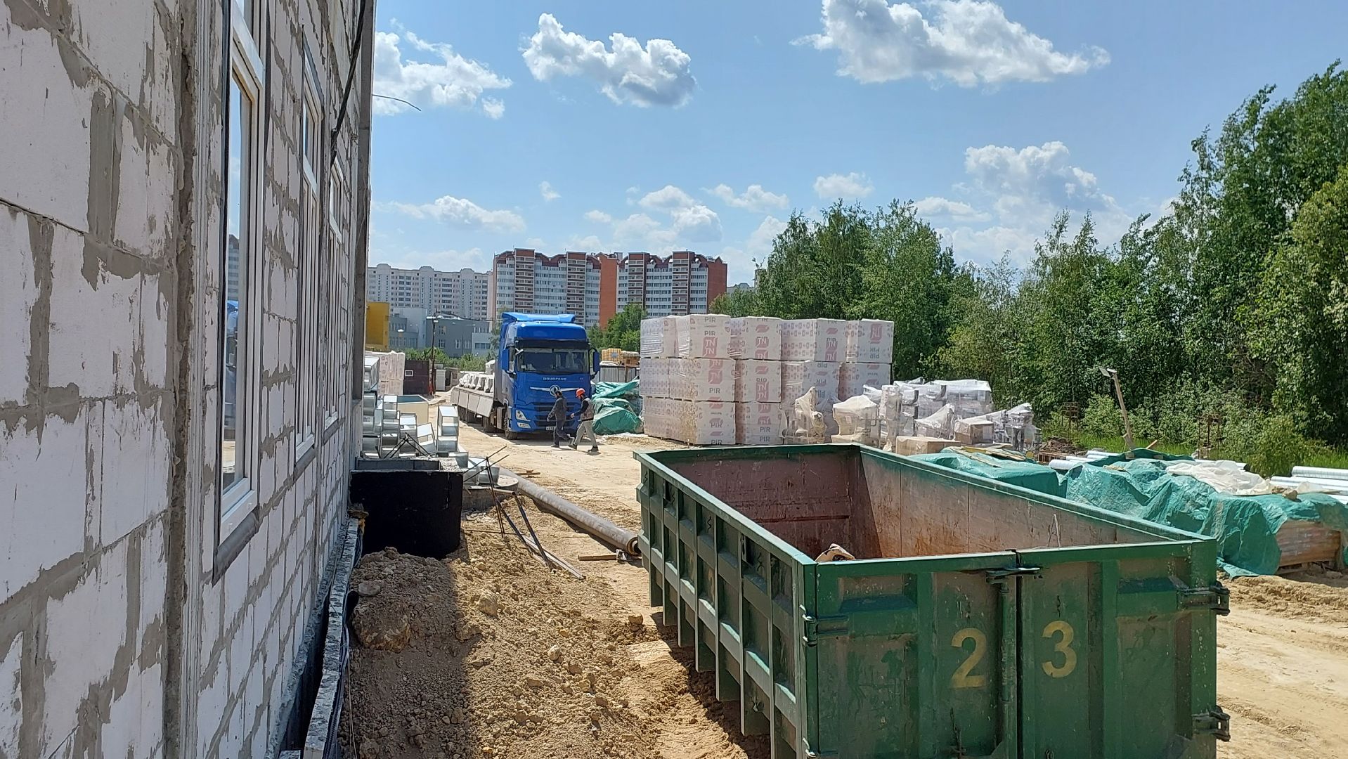 строительство, серпухов, поликлиника, прокол, ливневка, канализация, медицина,