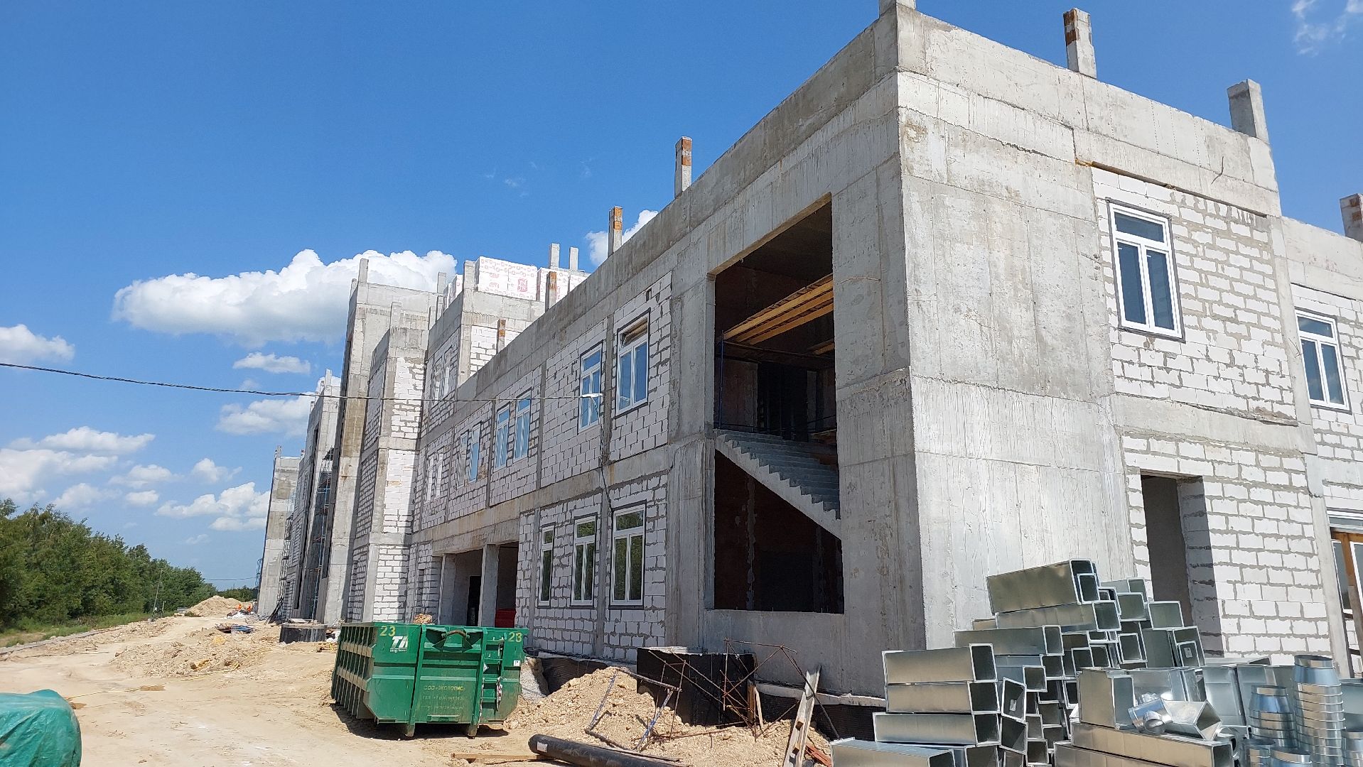 строительство, серпухов, поликлиника, прокол, ливневка, канализация, медицина,