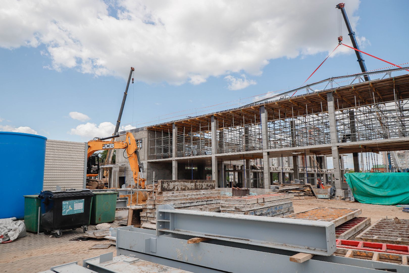 Строительство спортивных объектов, Фетисов, Домодедово