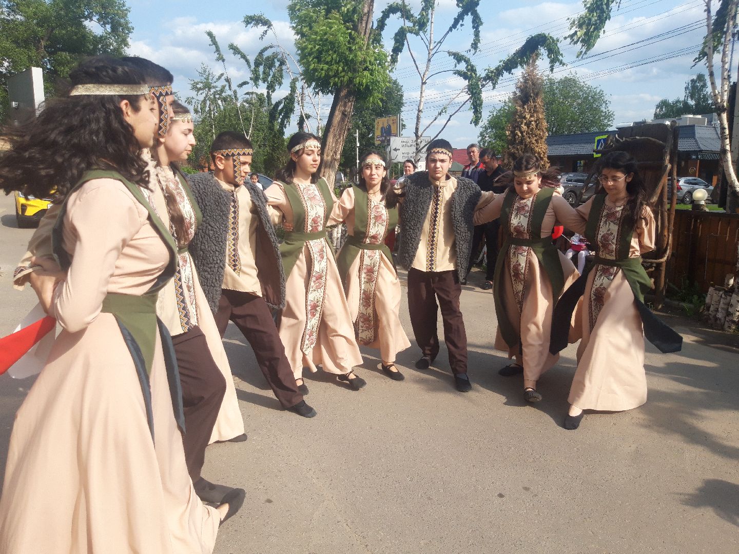 концерт, двор,