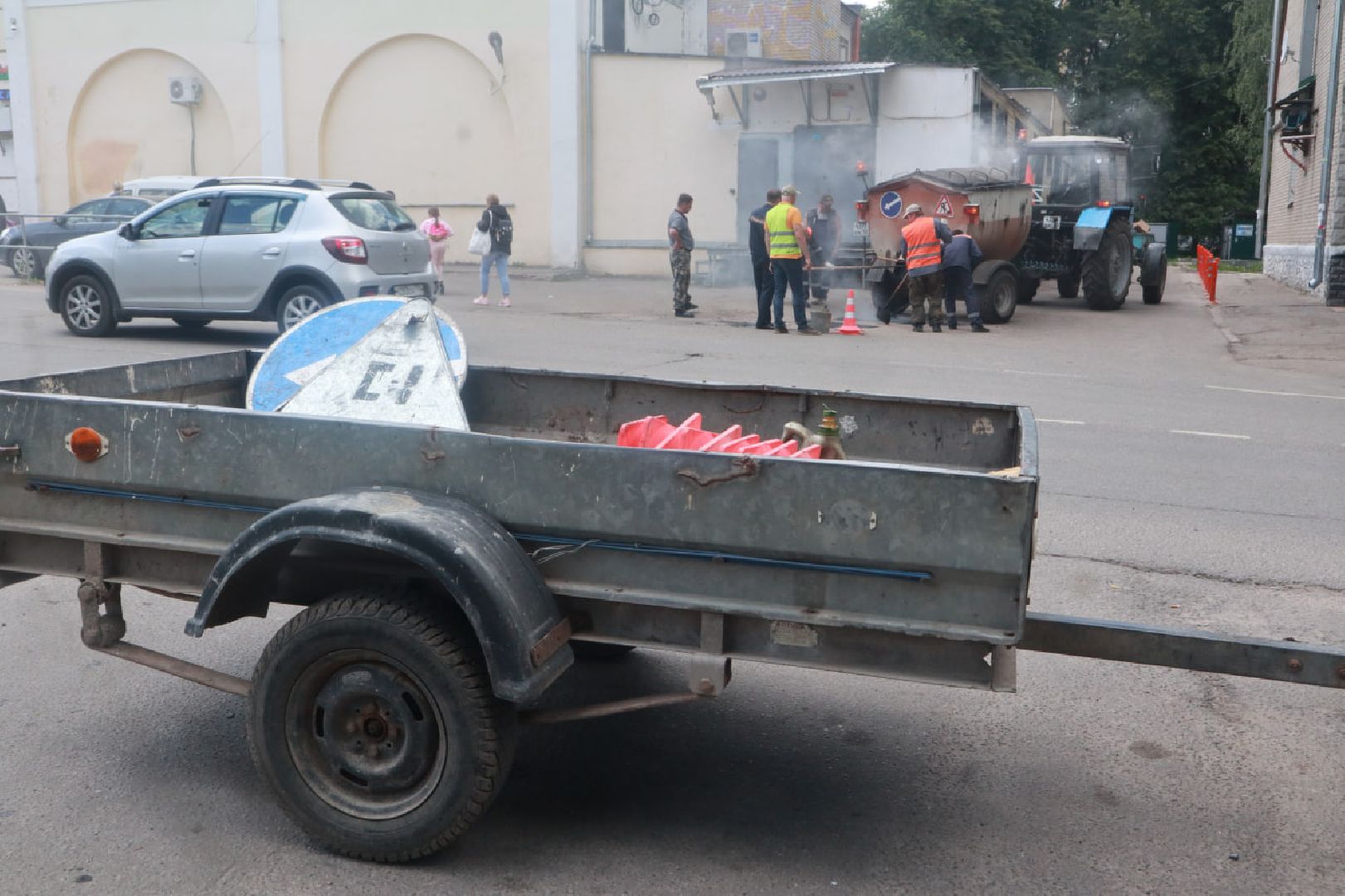 Пущино, ямочный ремонт