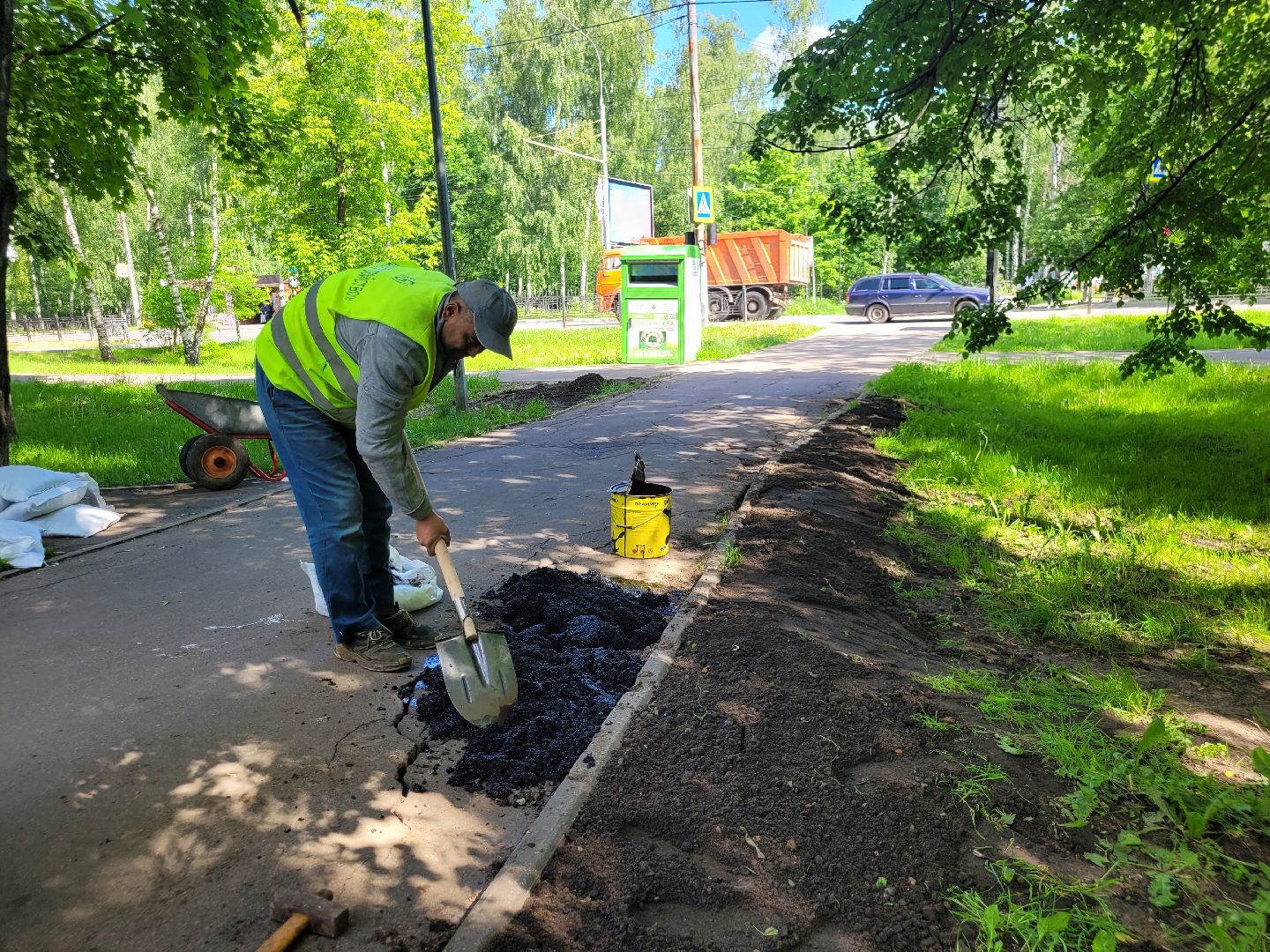 благоустройство; жкх; видное; ямочный ремонт; дороги
