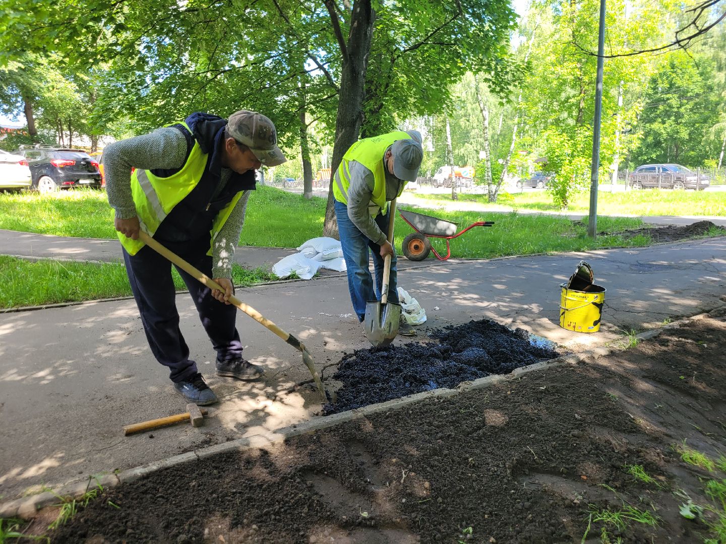 благоустройство; жкх; видное; ямочный ремонт; дороги