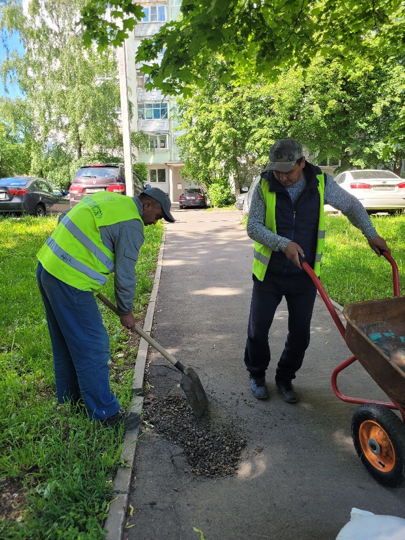 благоустройство; жкх; видное; ямочный ремонт; дороги