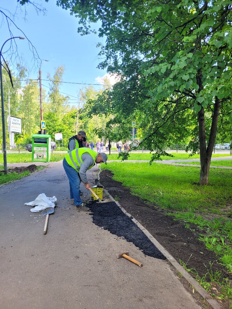 благоустройство; жкх; видное; ямочный ремонт; дороги