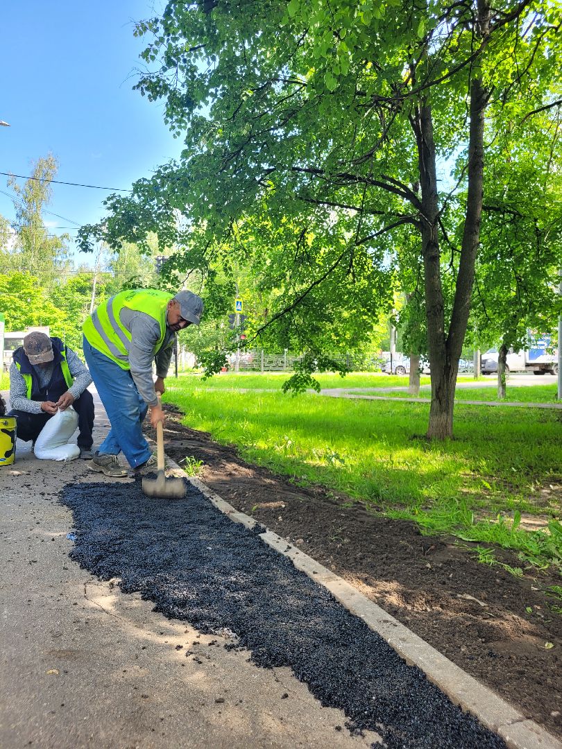 благоустройство; жкх; видное; ямочный ремонт; дороги