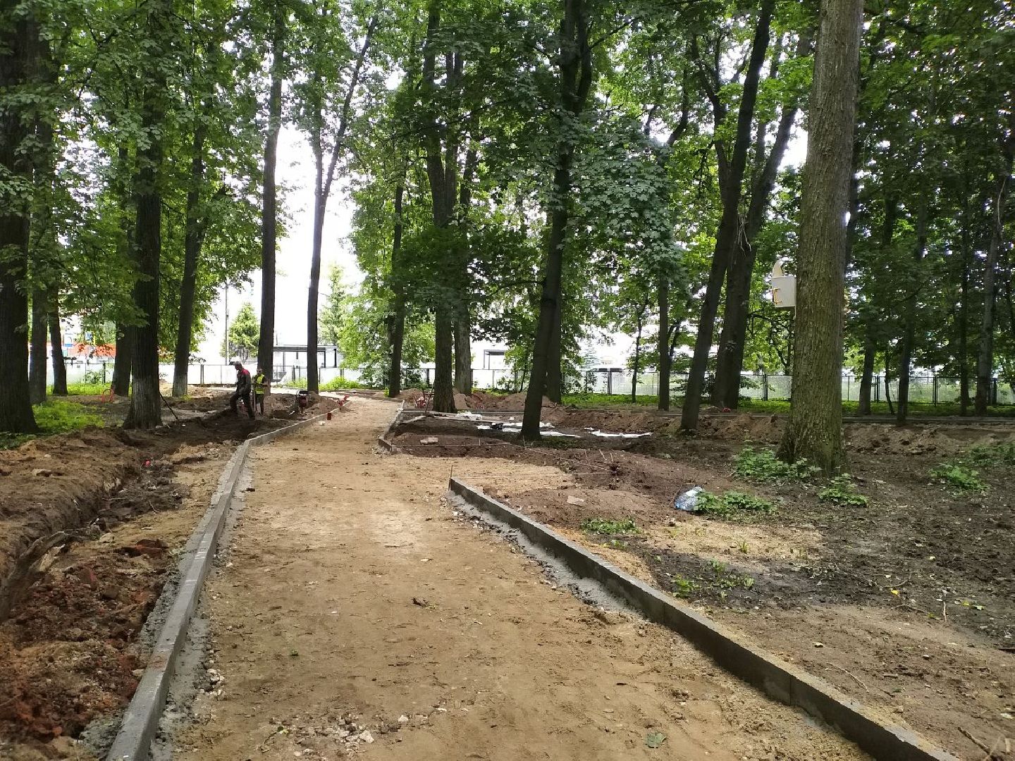 благоустройство, парк, Лосино-Петровский