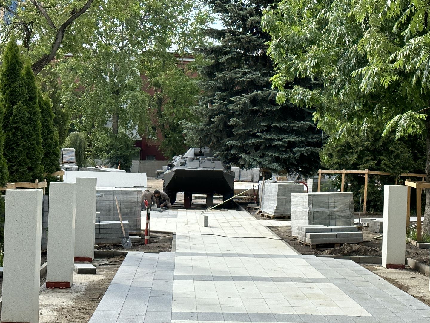 Реутов, Мемориал, реконструкция, Вечный огонь