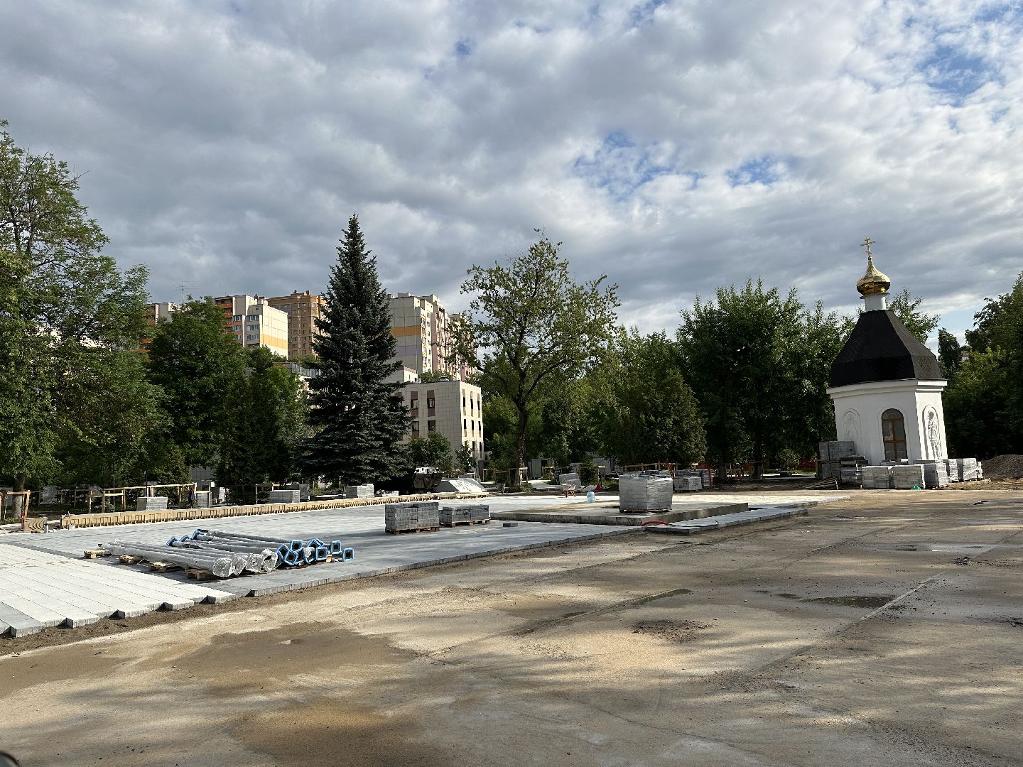 Реутов, Мемориал, реконструкция, Вечный огонь