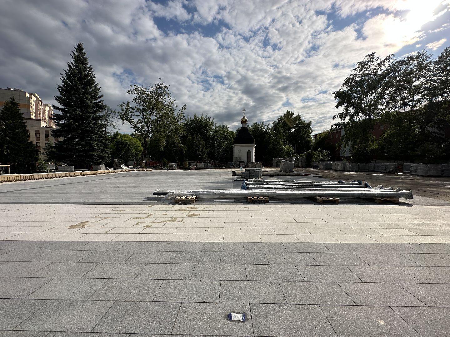 Реутов, Мемориал, реконструкция, Вечный огонь