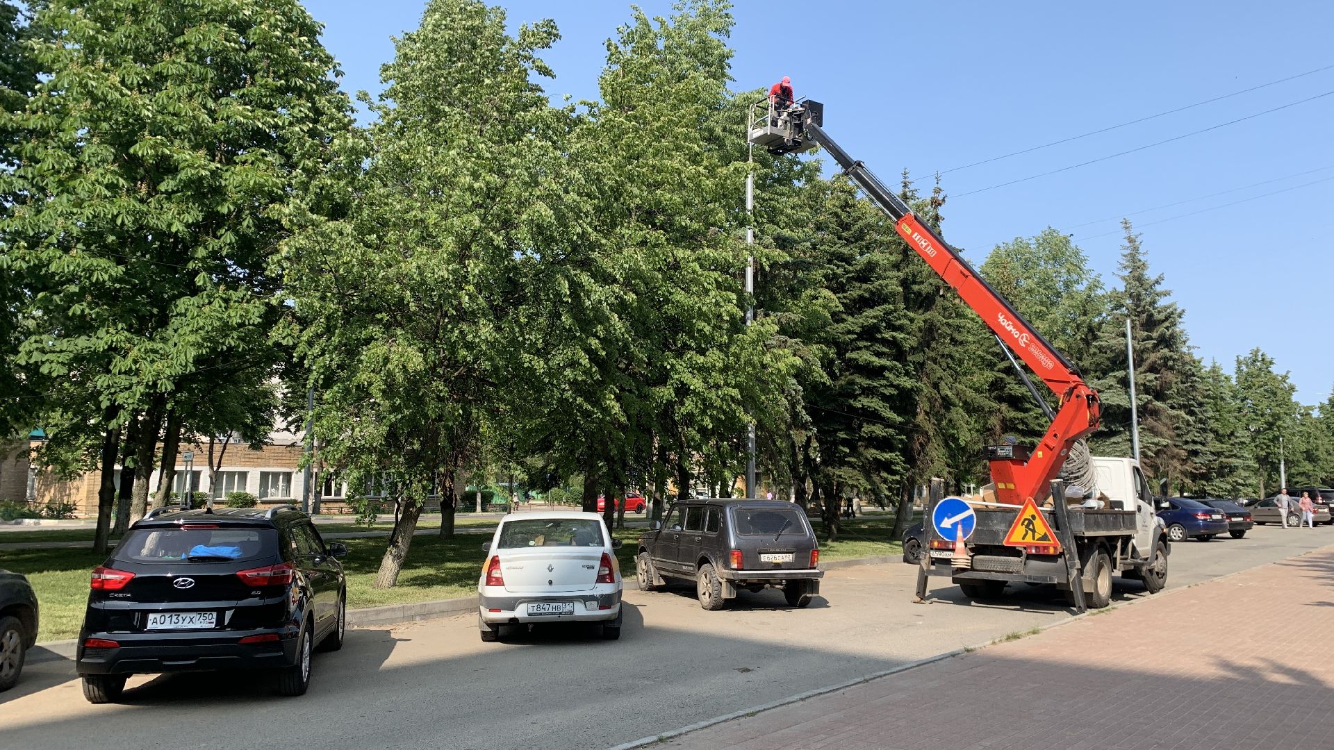 Ступино, благоустройство, электричество