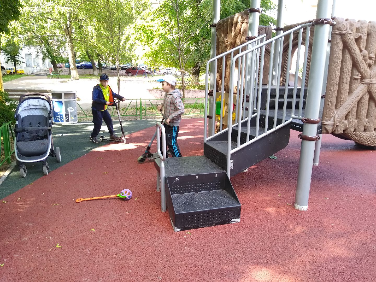 Раменское, благоустройство, новая детская площадка в Удельной