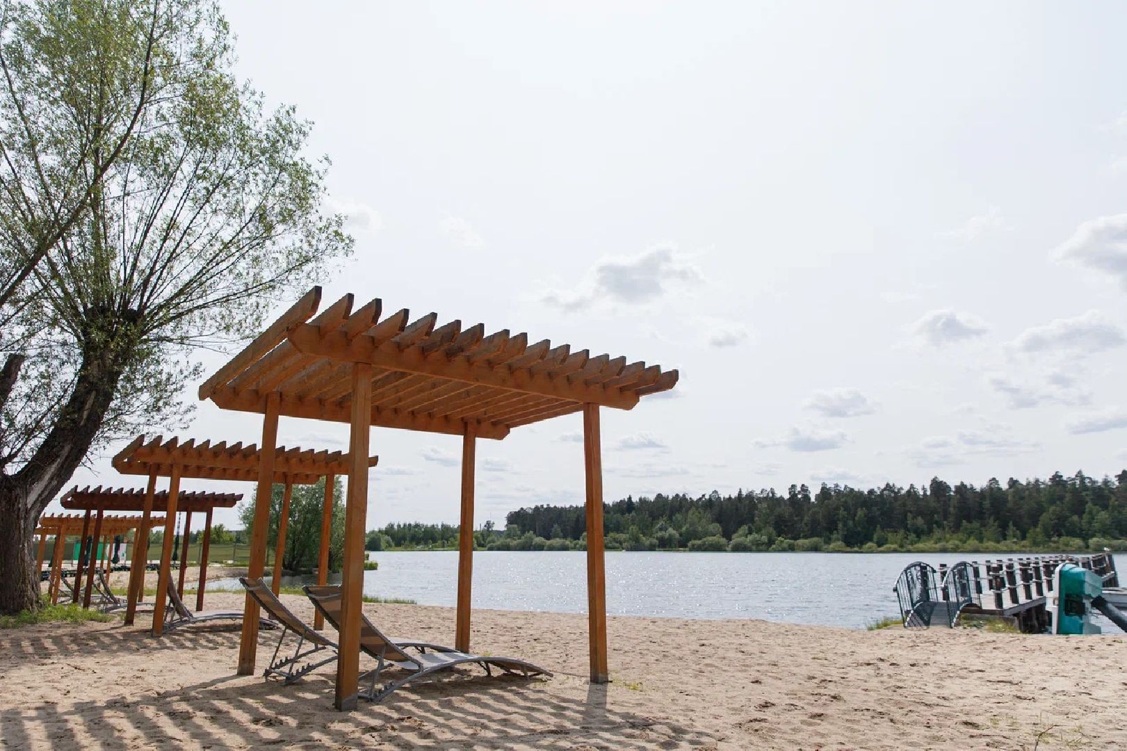 Отдых, туризм, лето в Подмосковье, пляж, Орехово-Зуево