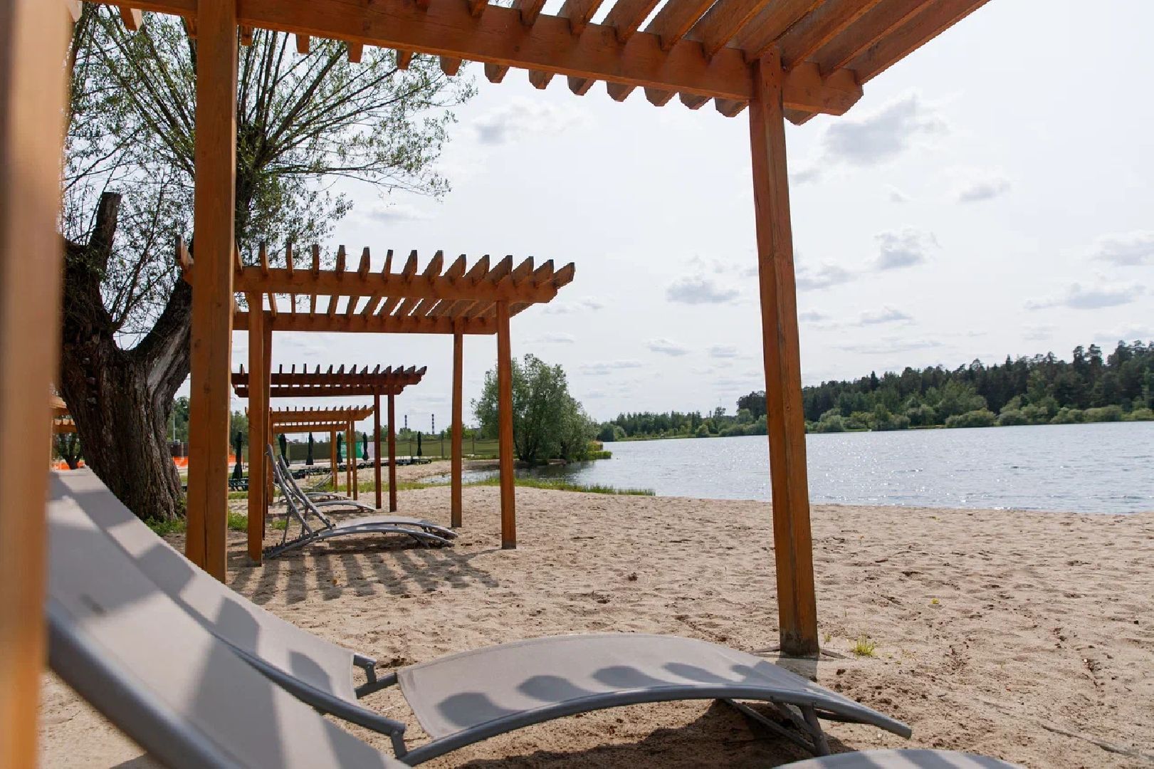 Отдых, туризм, лето в Подмосковье, пляж, Орехово-Зуево