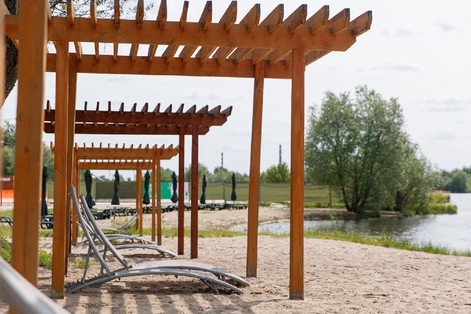 Отдых, туризм, лето в Подмосковье, пляж, Орехово-Зуево