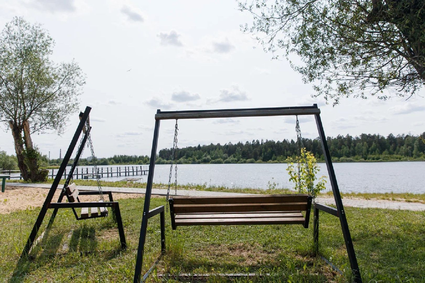 Отдых, туризм, лето в Подмосковье, пляж, Орехово-Зуево